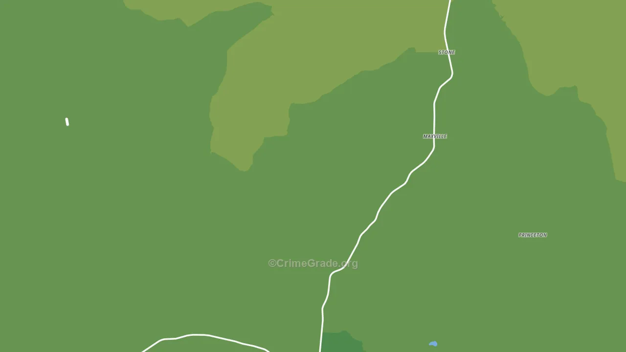 Granite County, MT Map of Vehicle Theft Rates