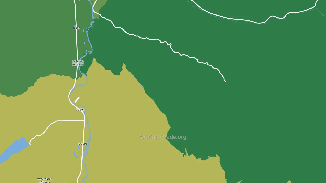 Grantsdale, MT Map of Vehicle Theft Rates