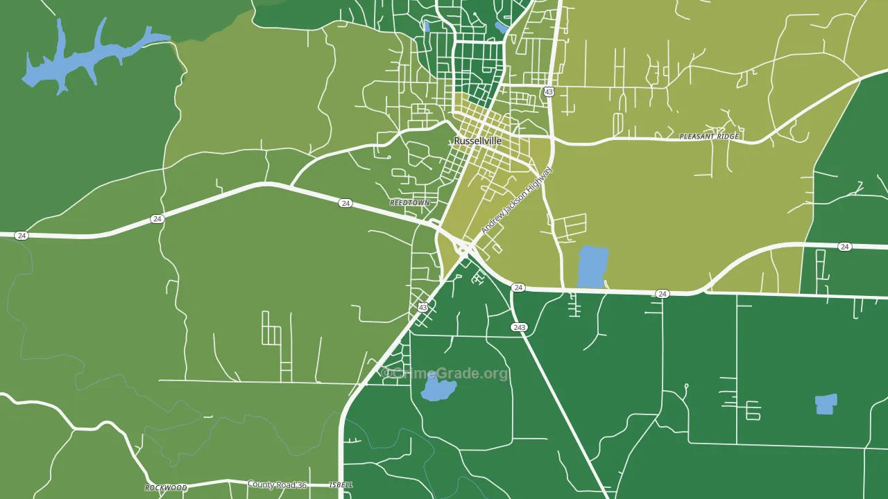 Gravel Hill, AL Map of Vehicle Theft Rates