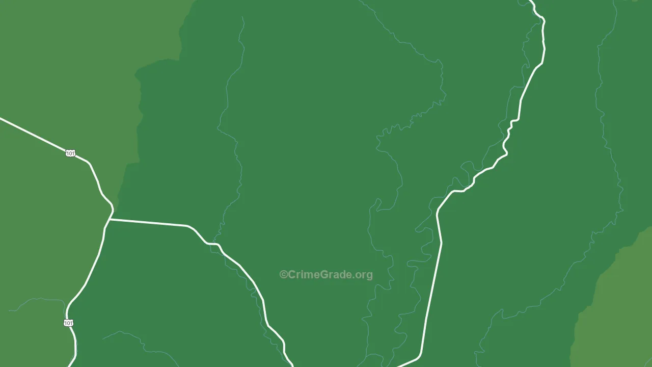 Greenwood, WA Map of Vehicle Theft Rates