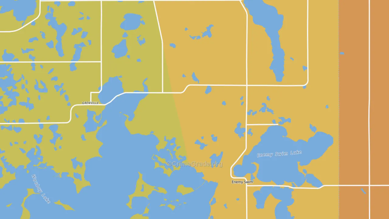 Grenville, SD Map of Vehicle Theft Rates