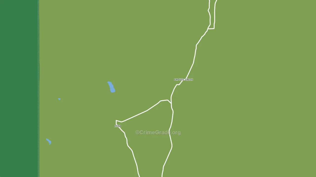 Grouse Creek, UT Map of Vehicle Theft Rates