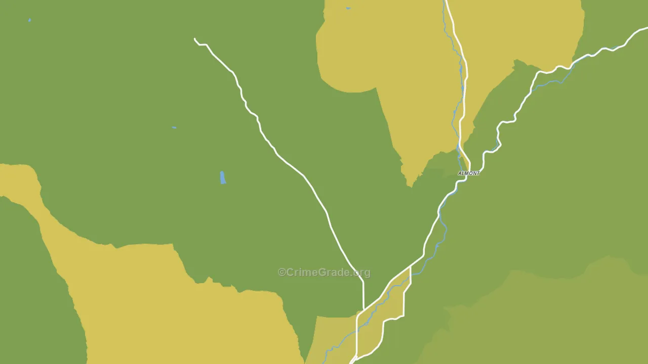 Gunnison County, CO Map of Vehicle Theft Rates