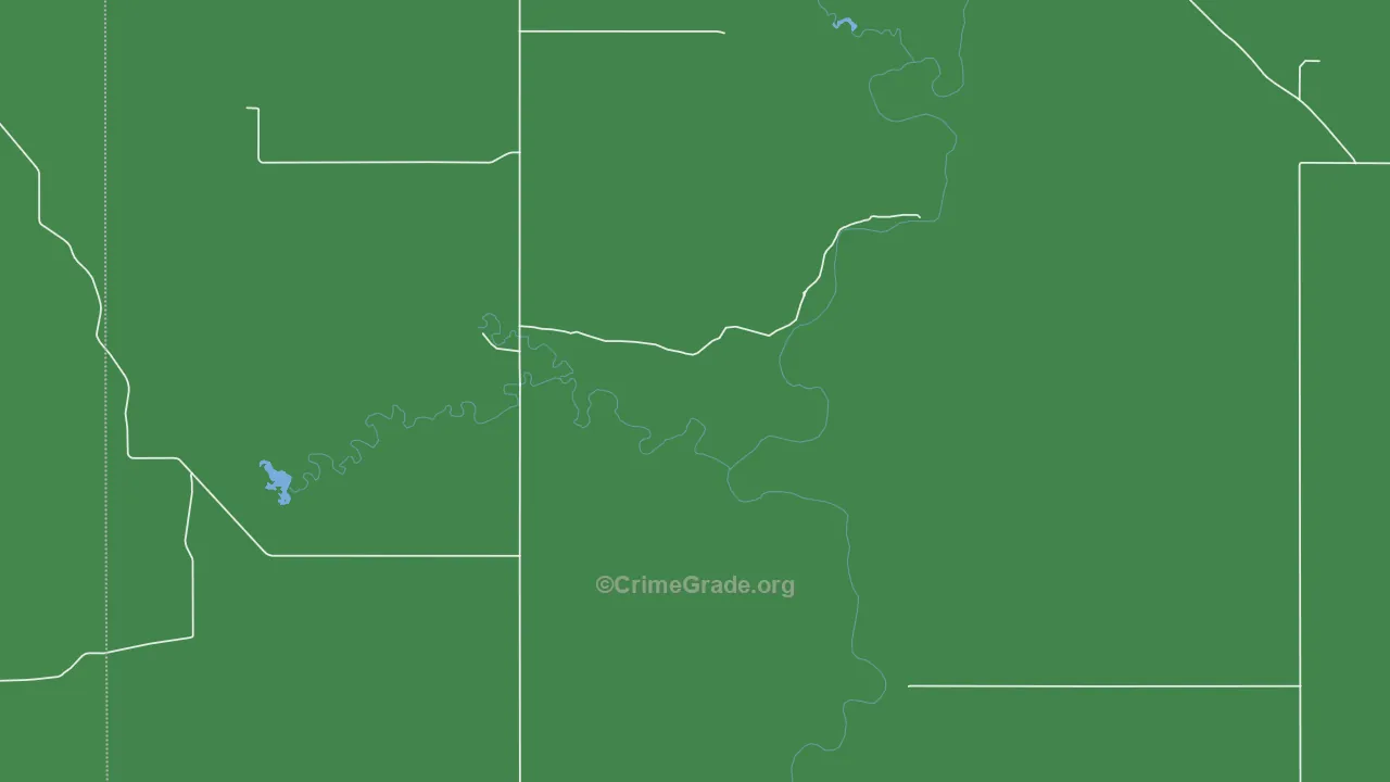 Gustave, SD Map of Vehicle Theft Rates