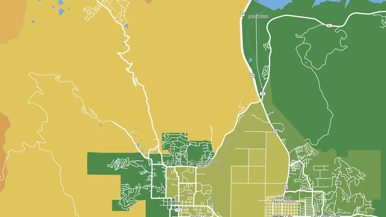 Hailstone, UT Map of Vehicle Theft Rates