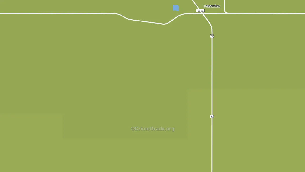 Hamberg, ND Map of Vehicle Theft Rates