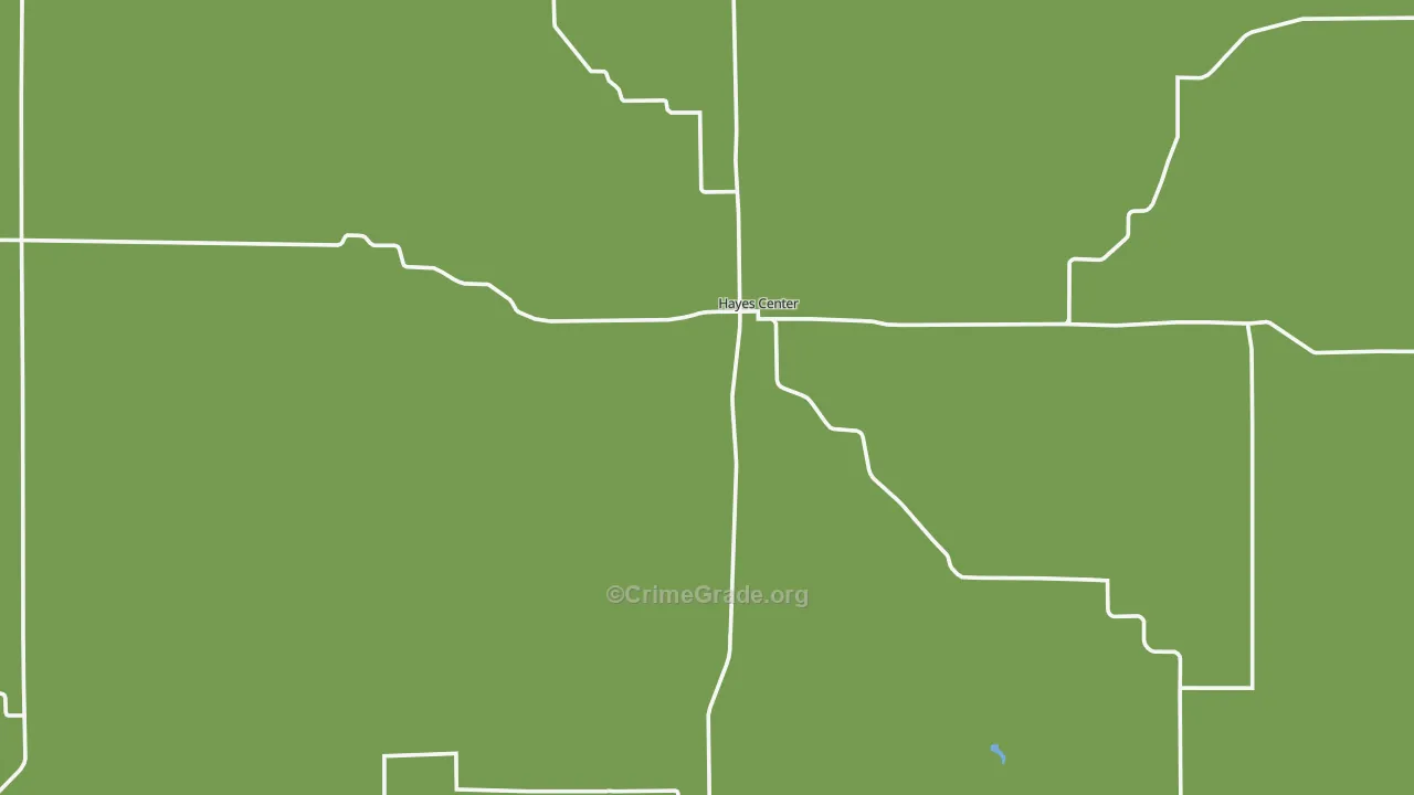 Hamlet, NE Map of Vehicle Theft Rates