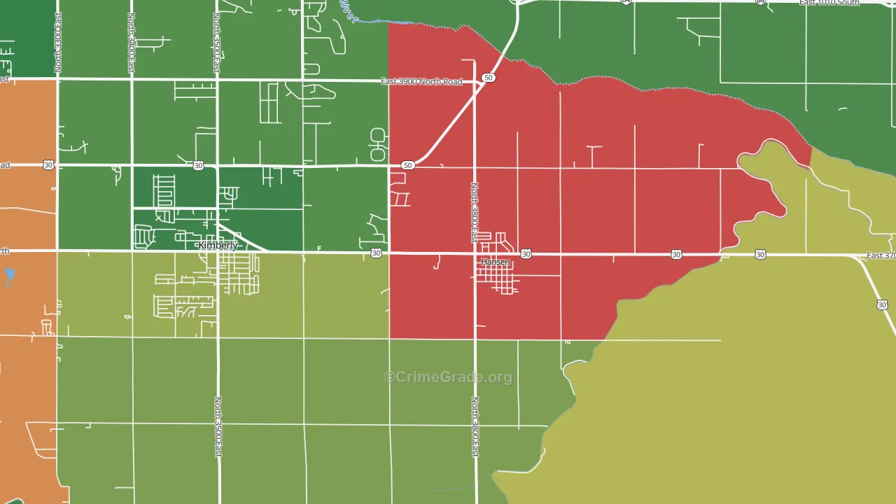 Hansen, ID Map of Vehicle Theft Rates
