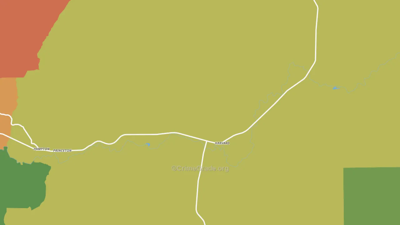 Harvard, ID Map of Vehicle Theft Rates