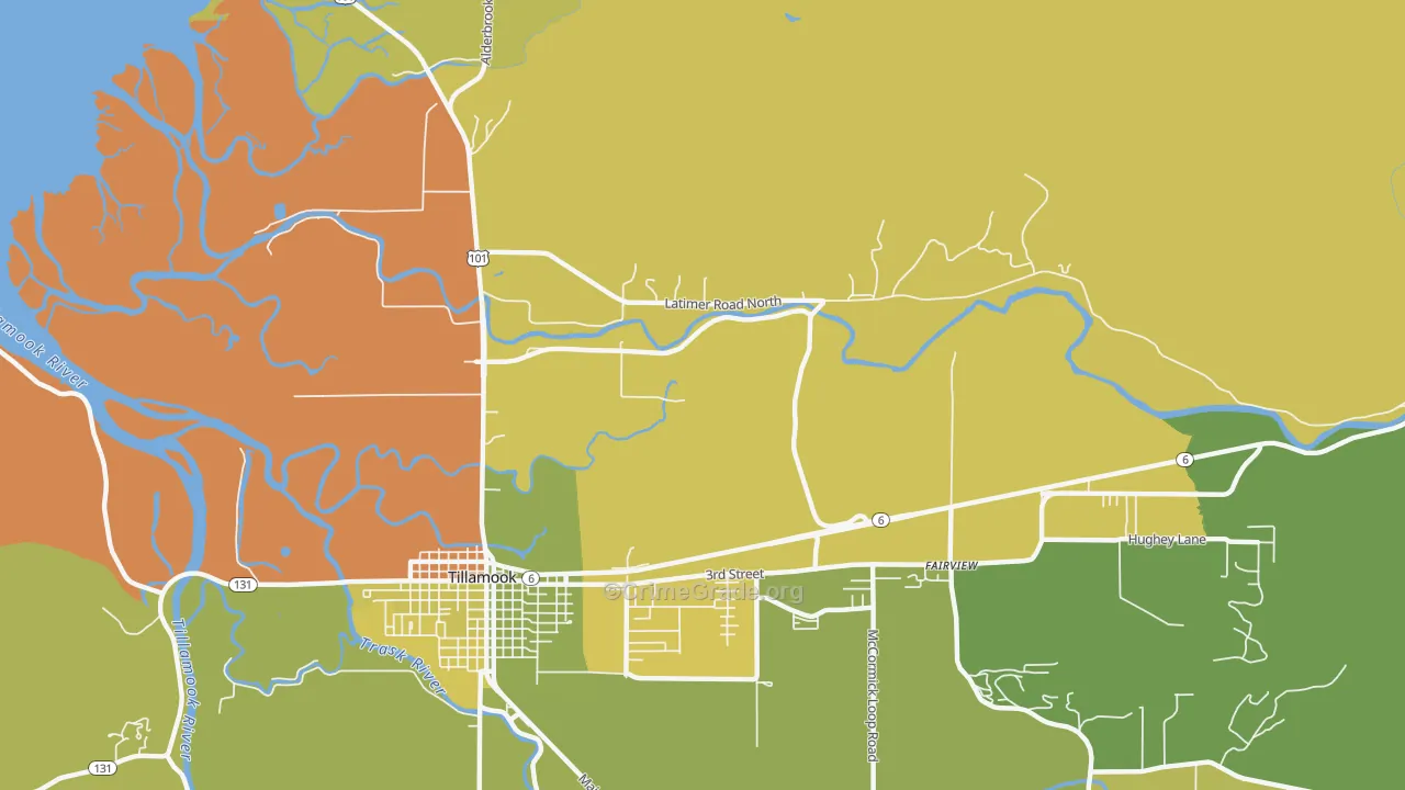 Hathaway Mead, OR Map of Vehicle Theft Rates