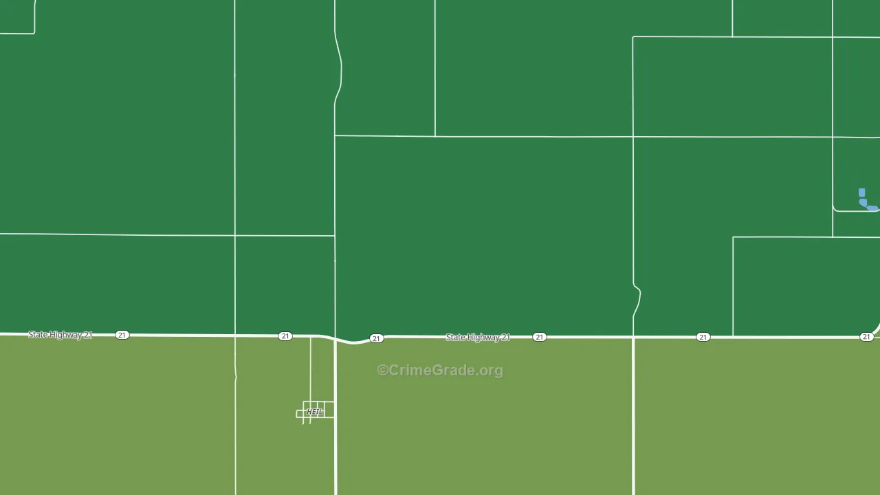Heil, ND Map of Vehicle Theft Rates