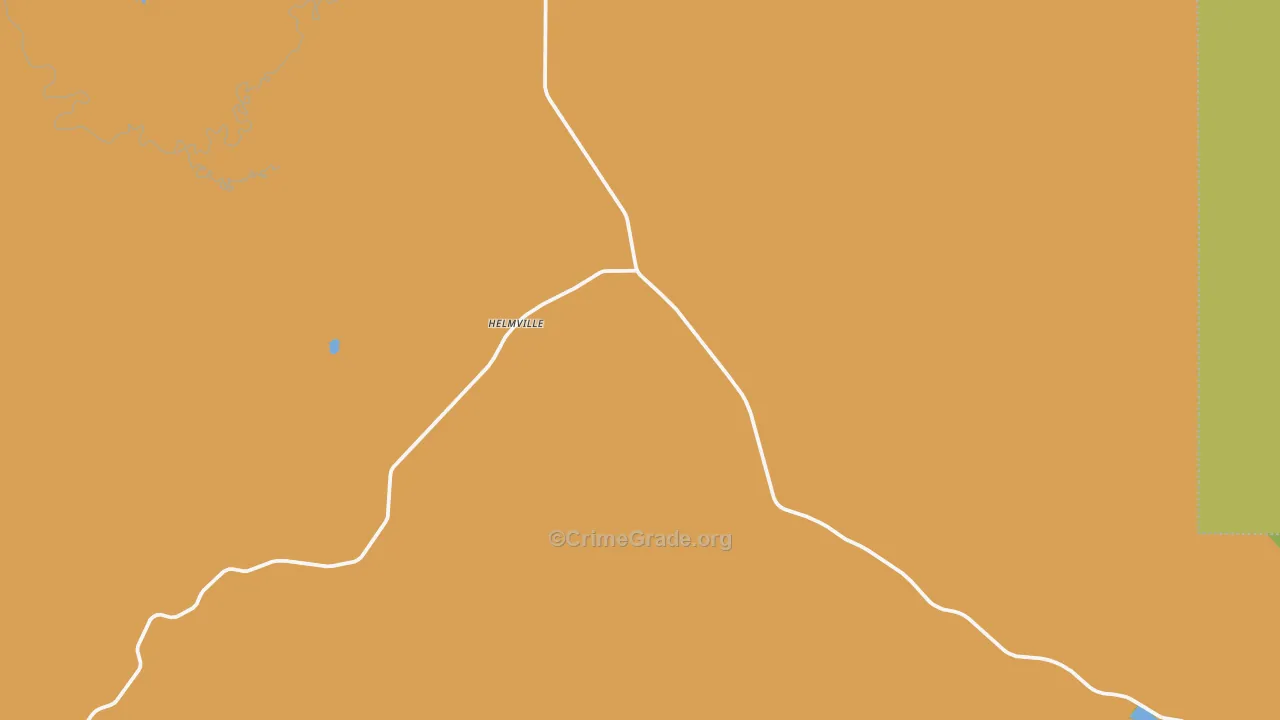 Helmville, MT Map of Vehicle Theft Rates