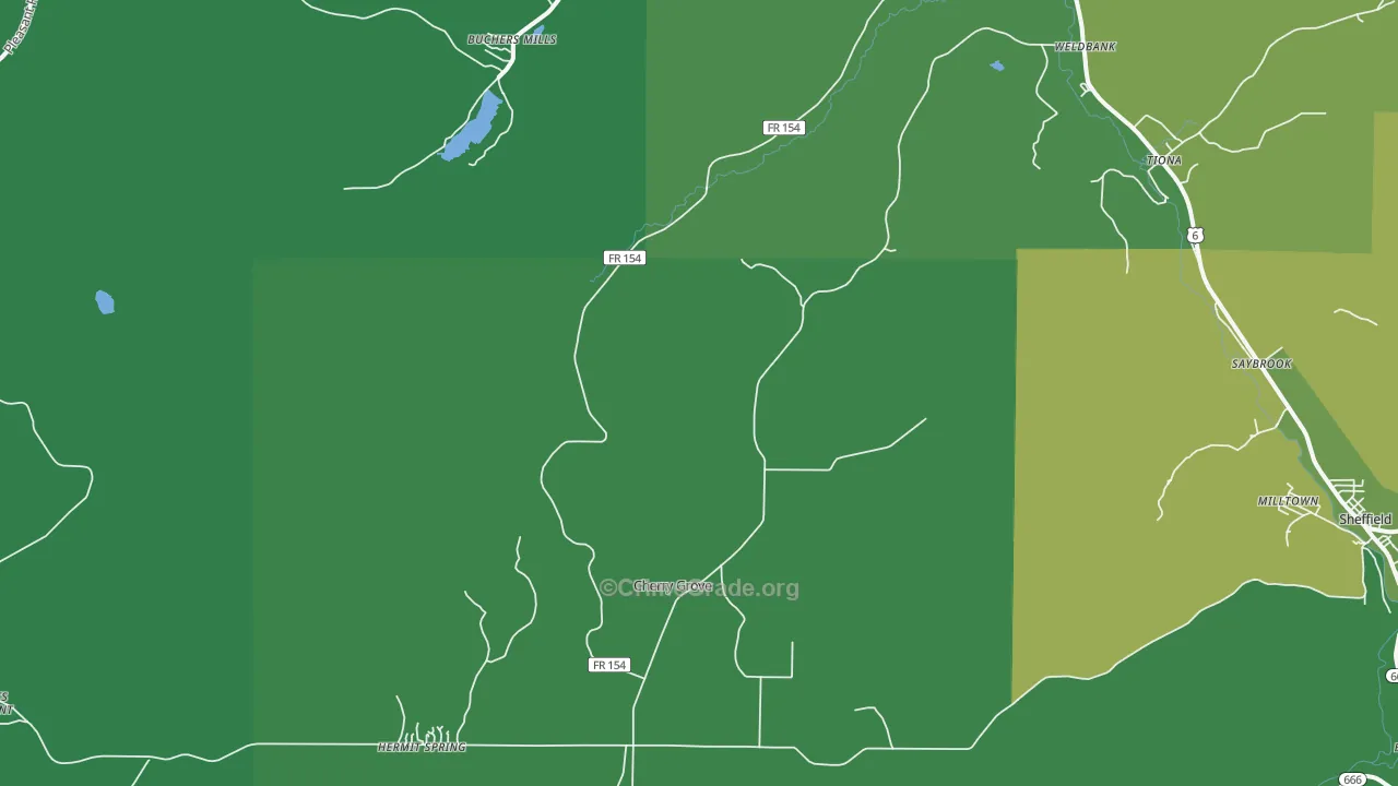 Henrys Mill, PA Map of Vehicle Theft Rates