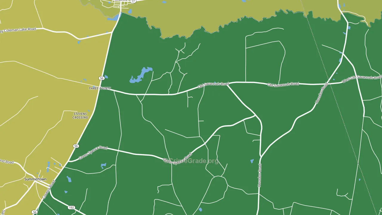 Herndon, GA Map of Vehicle Theft Rates