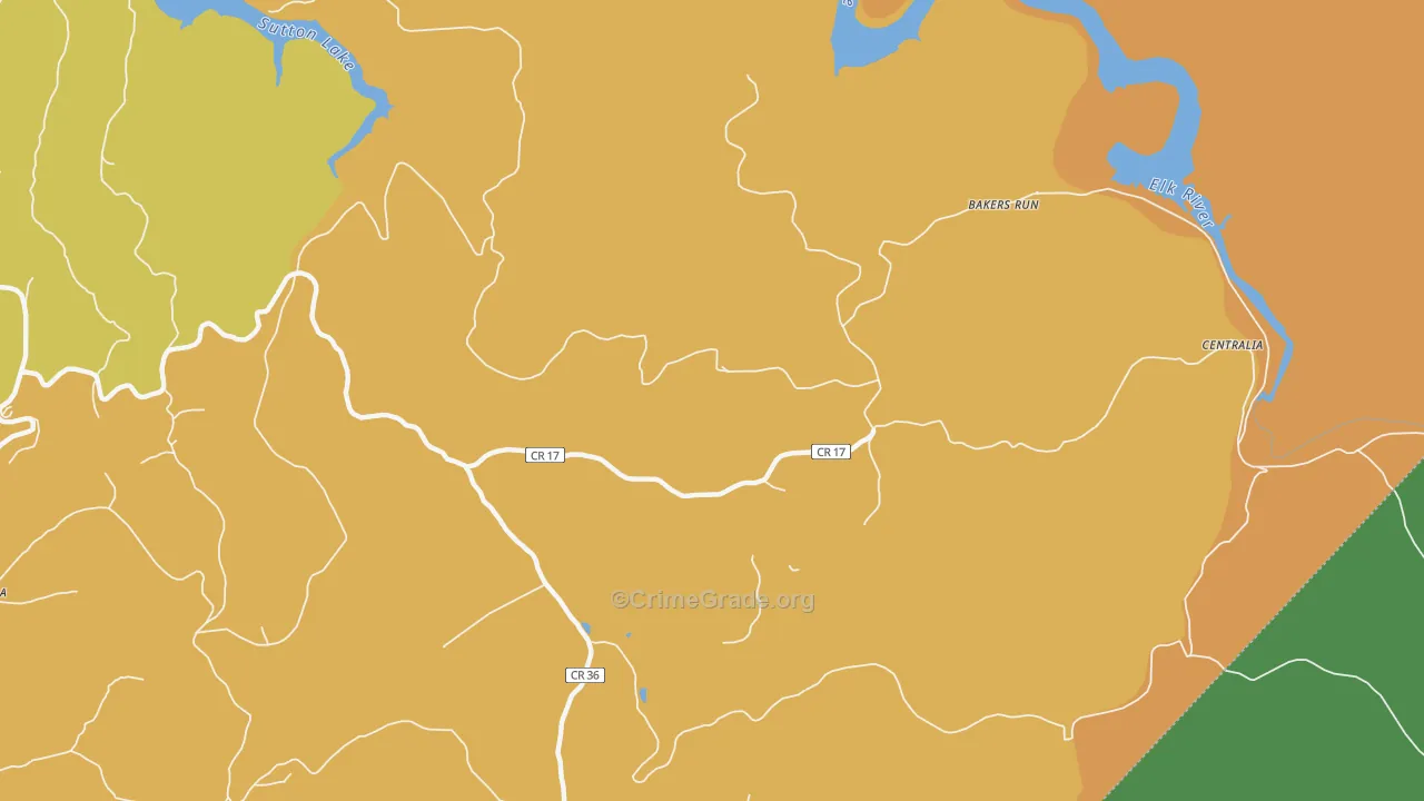 Herold, WV Map of Vehicle Theft Rates