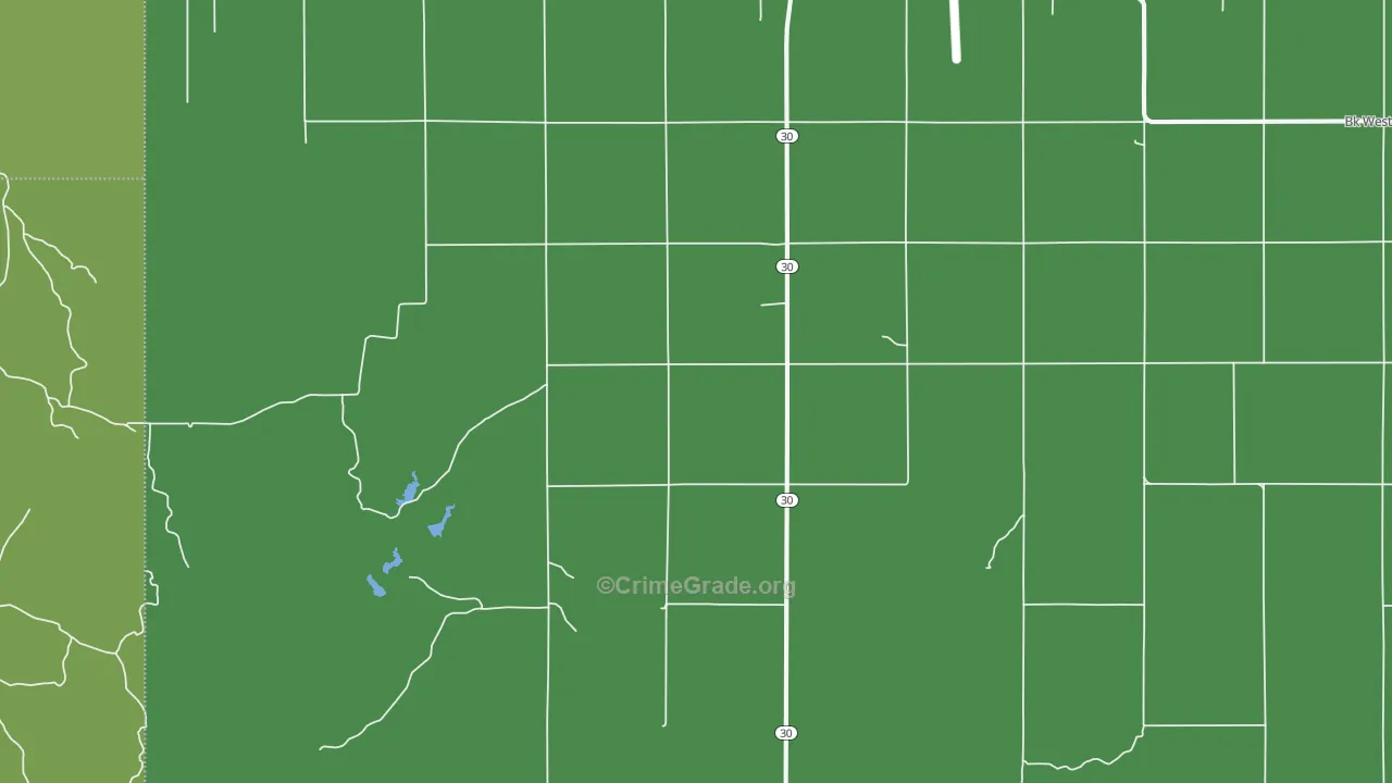Hext, OK Map of Vehicle Theft Rates