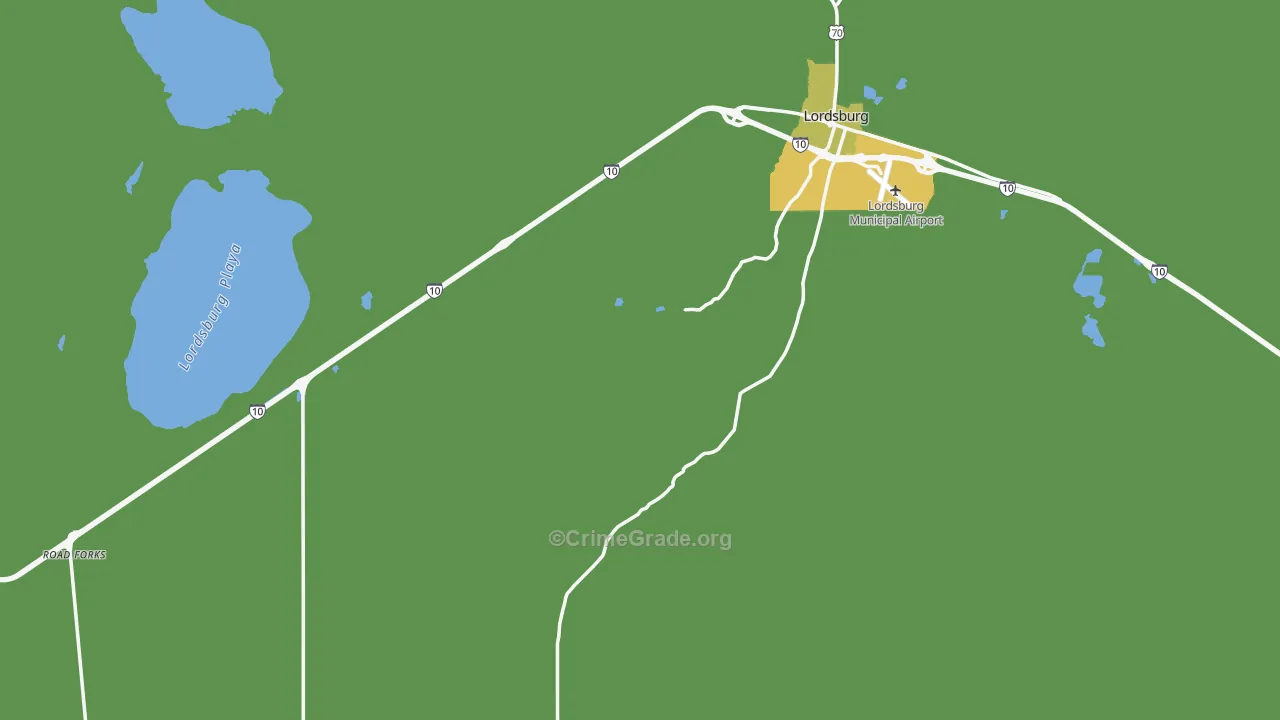 Hidalgo County, NM Map of Vehicle Theft Rates