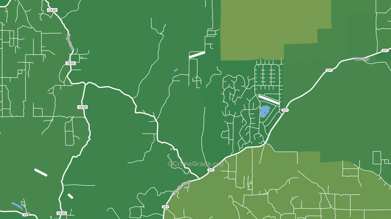 Holcomb Village, CA Map of Vehicle Theft Rates