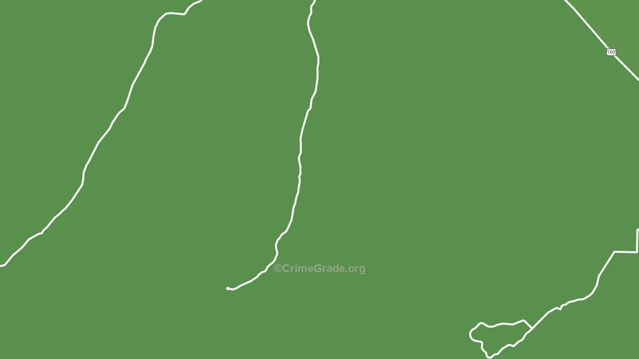 Homelake, CO Map of Vehicle Theft Rates