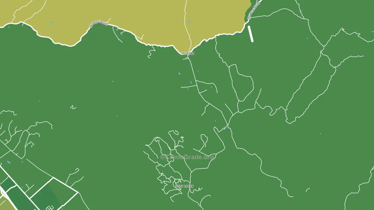 Huasna, CA Map of Vehicle Theft Rates