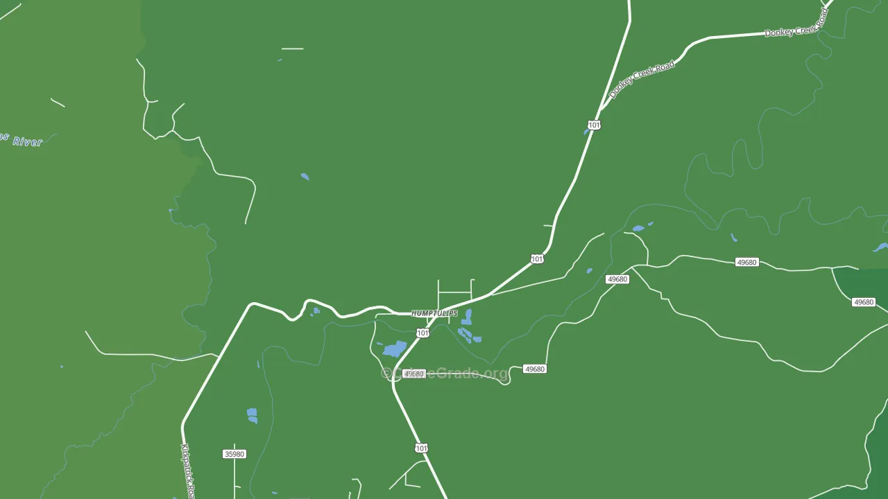 Humptulips, WA Map of Vehicle Theft Rates