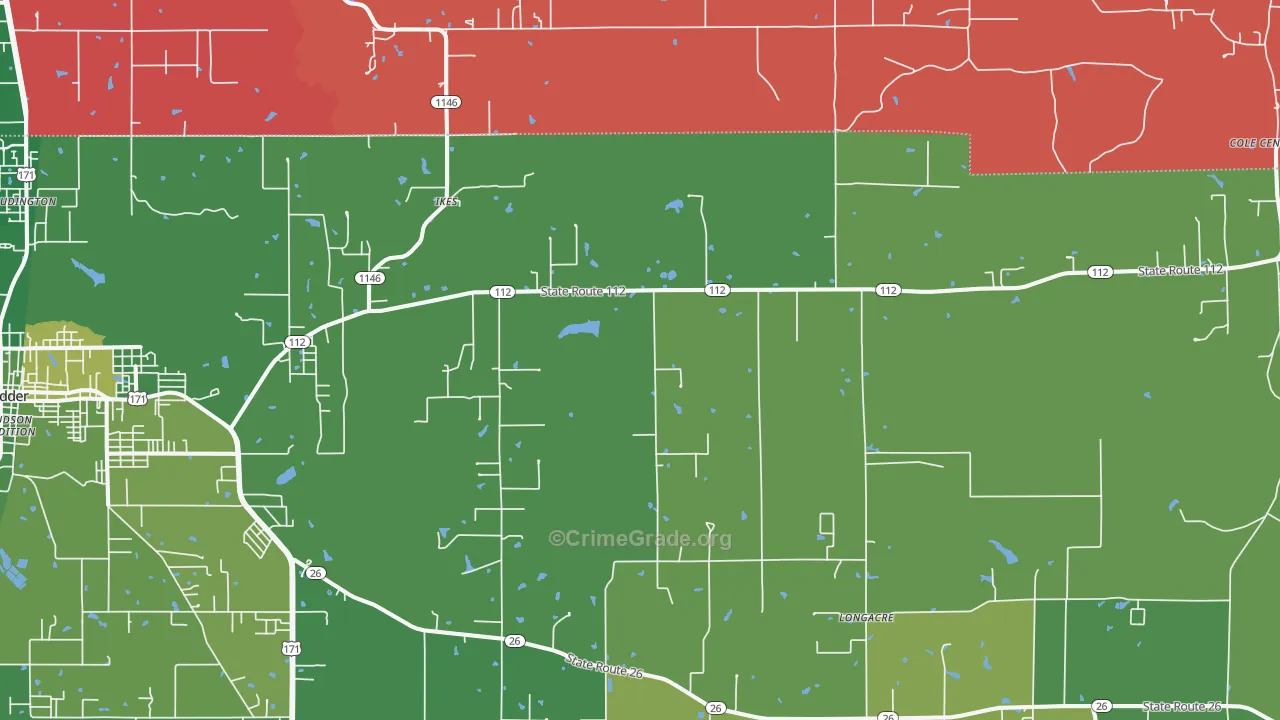 Ikes, LA Map of Vehicle Theft Rates