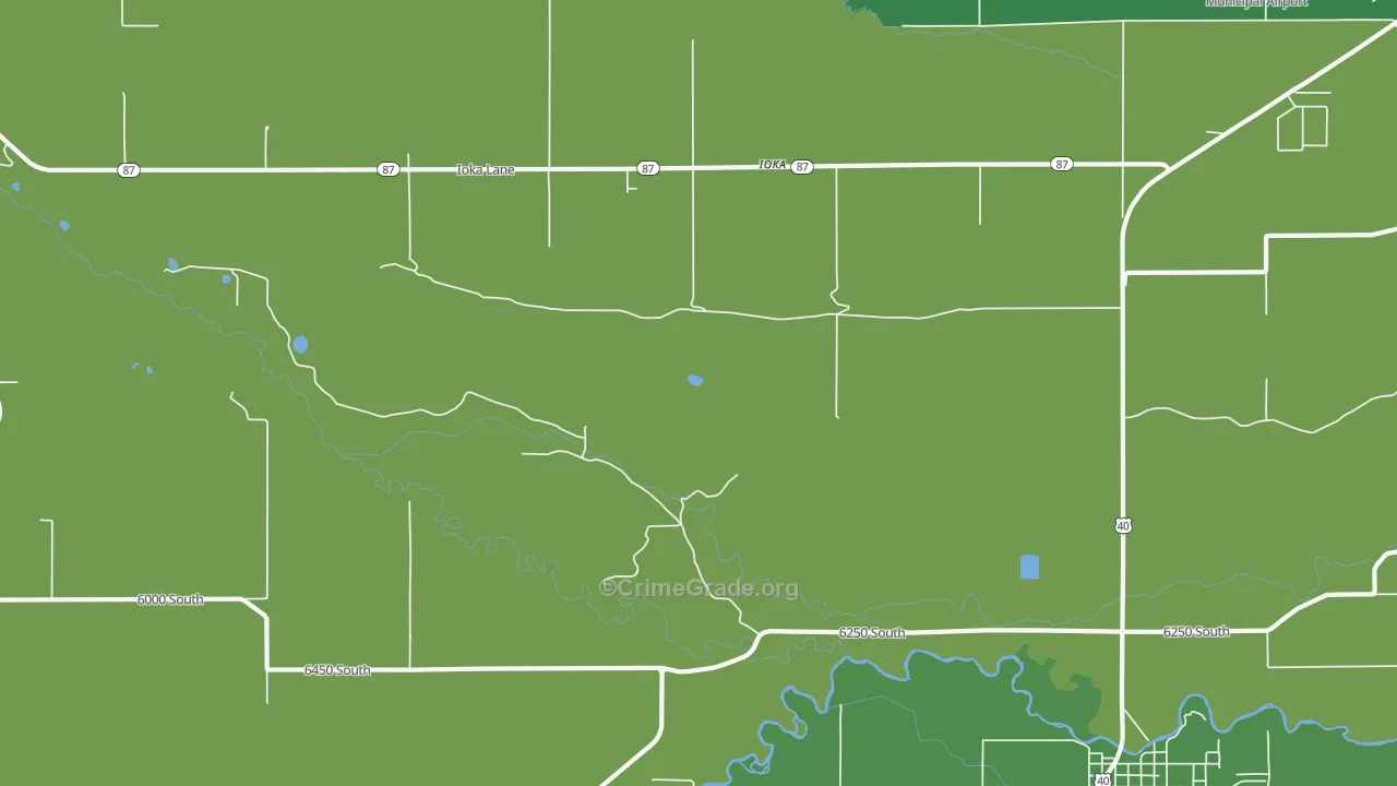 Ioka, UT Map of Vehicle Theft Rates