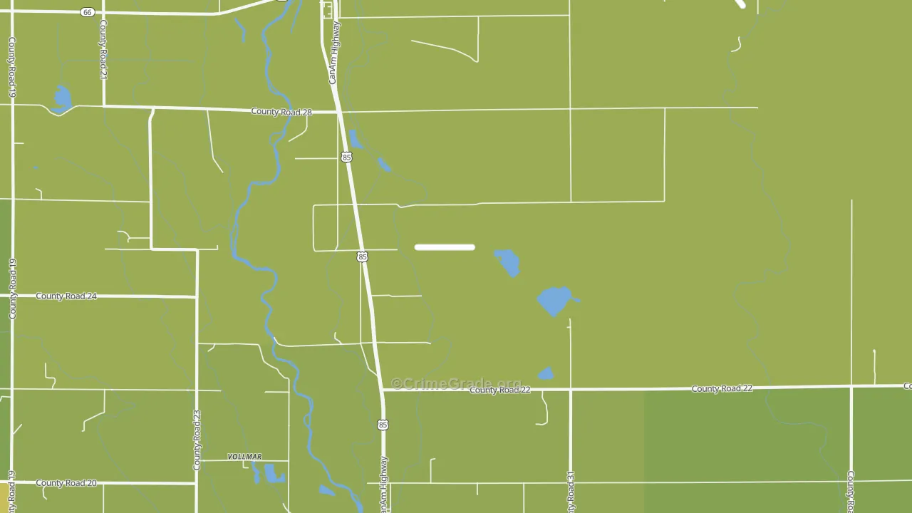 Ione, CO Map of Vehicle Theft Rates