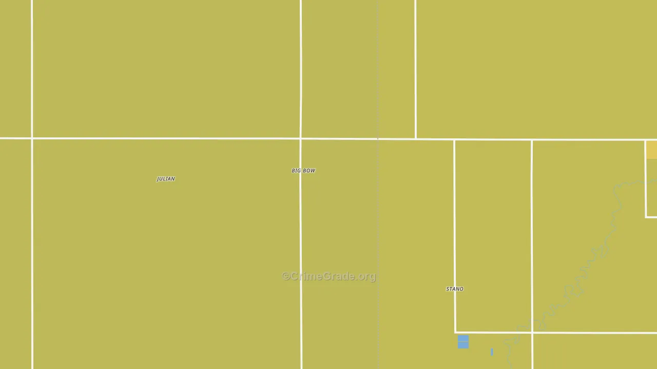 Johnson, KS Map of Vehicle Theft Rates