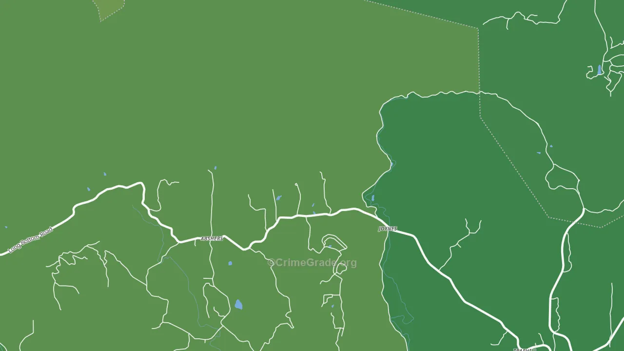 Joynes, NC Map of Vehicle Theft Rates