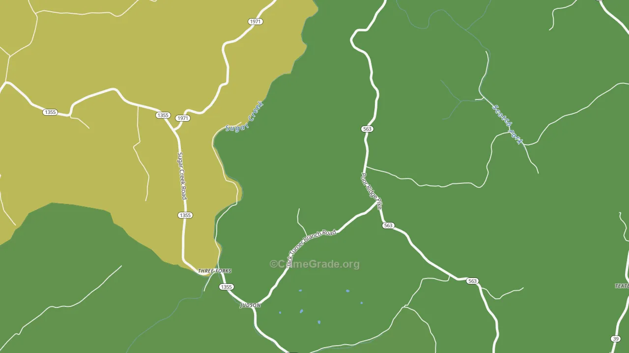 Judson, KY Map of Vehicle Theft Rates