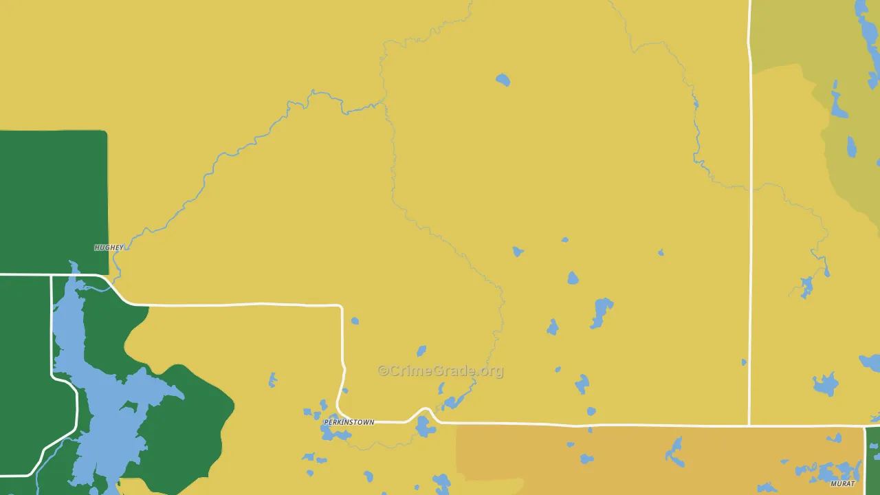 Jump River, WI Map of Vehicle Theft Rates