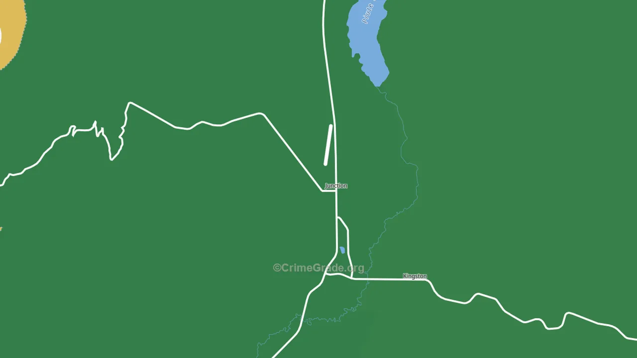 Junction, UT Map of Vehicle Theft Rates