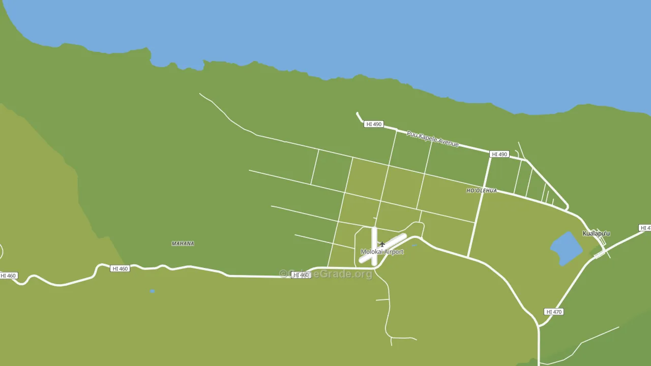Kalae, HI Map of Vehicle Theft Rates