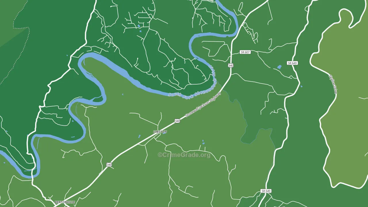 Karo, VA Map of Vehicle Theft Rates