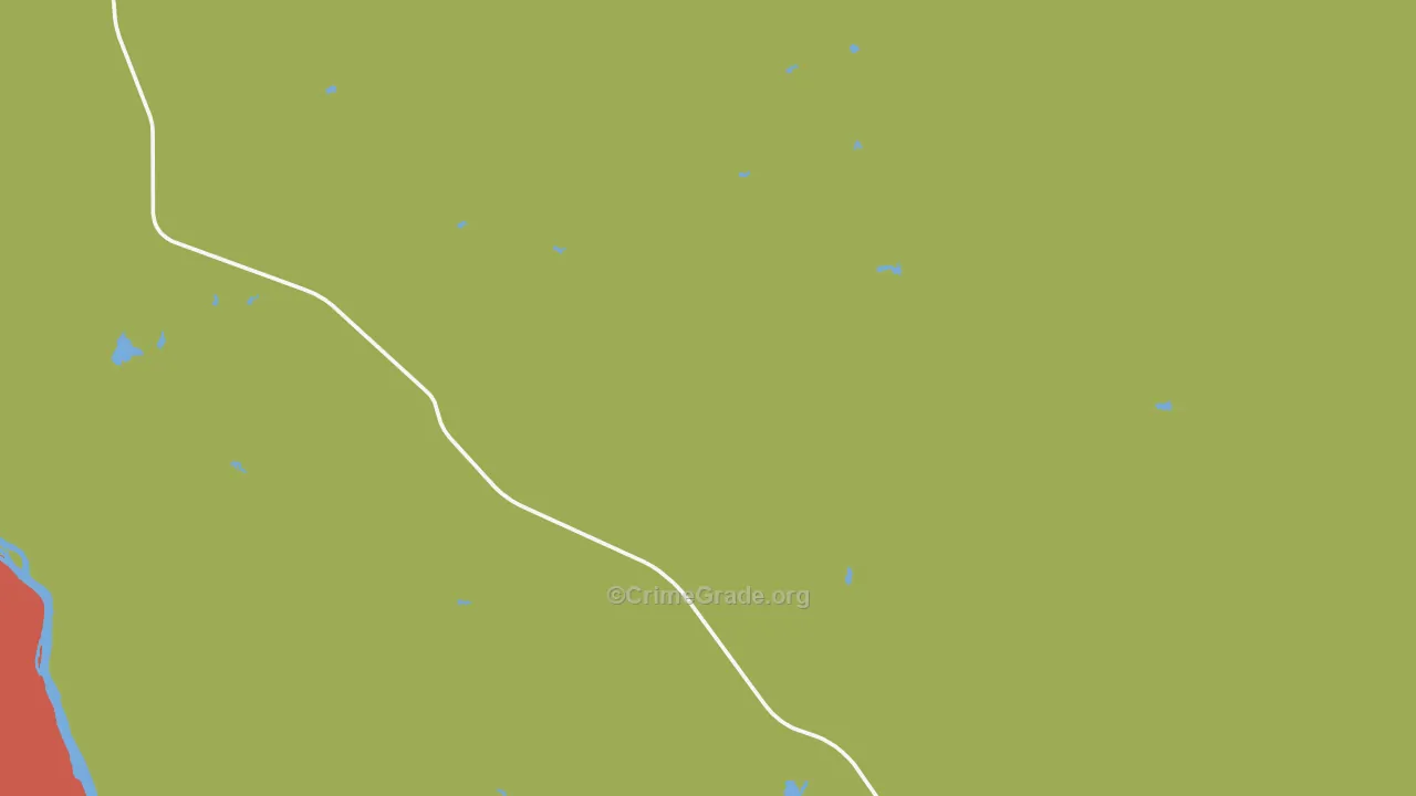 Kenilworth, MT Map of Vehicle Theft Rates
