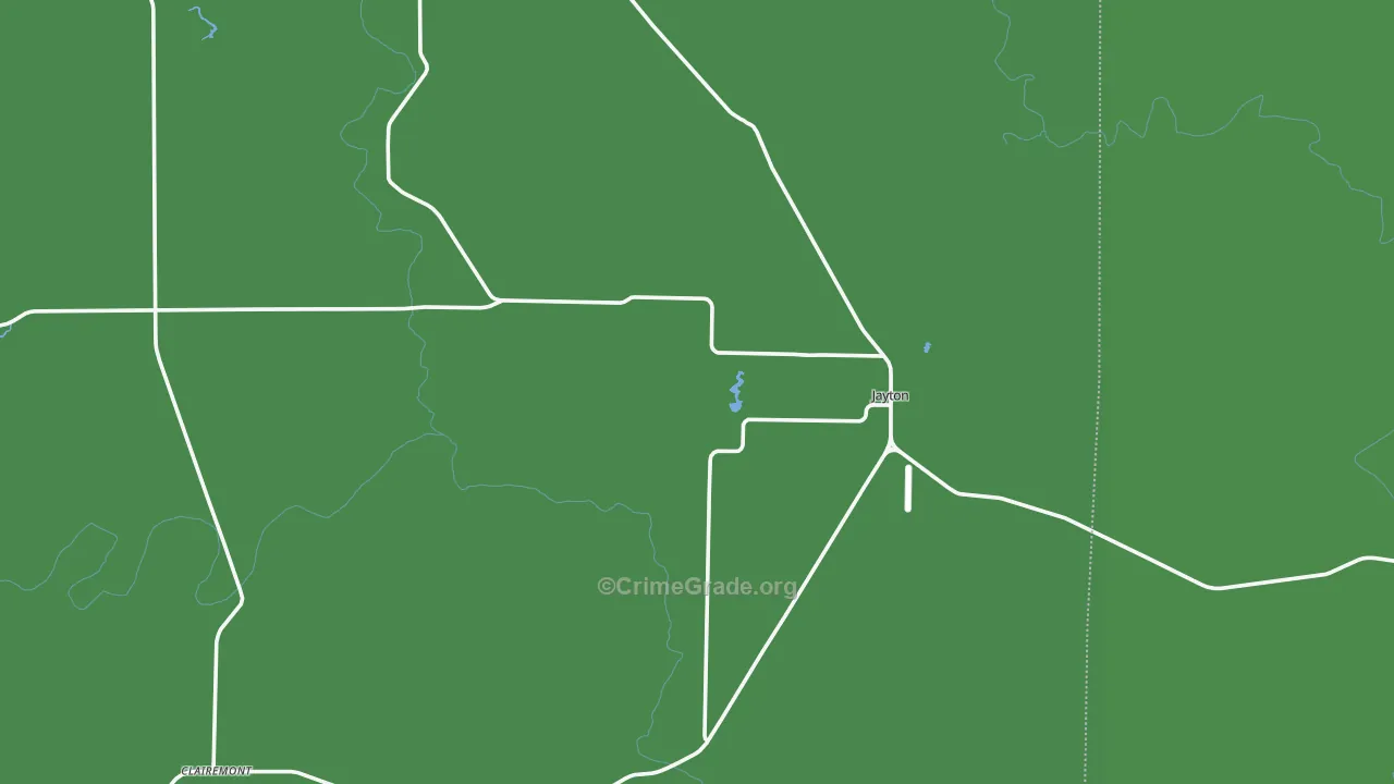 Kent County, TX Map of Vehicle Theft Rates