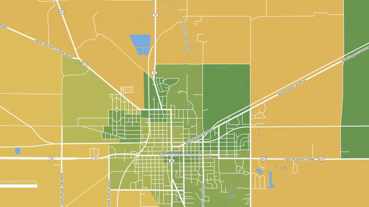 Kentwood, IN Map of Vehicle Theft Rates