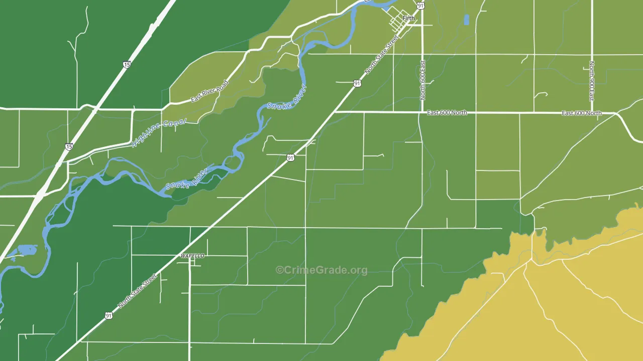 Kimball, ID Map of Vehicle Theft Rates