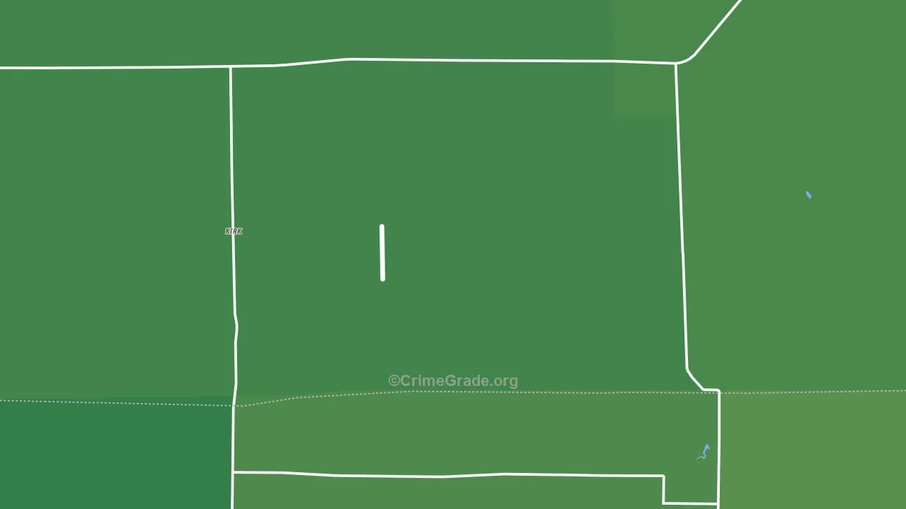 Kirk, CO Map of Vehicle Theft Rates