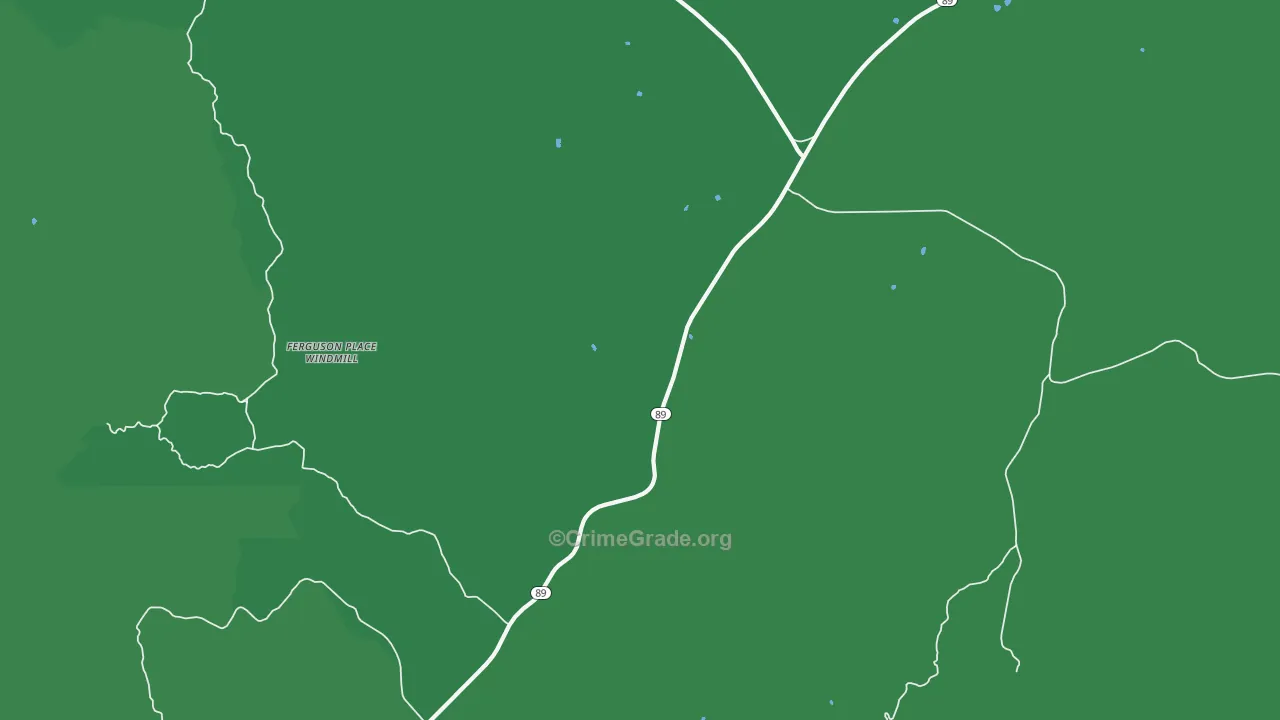 Kirkland Junction, AZ Map of Vehicle Theft Rates
