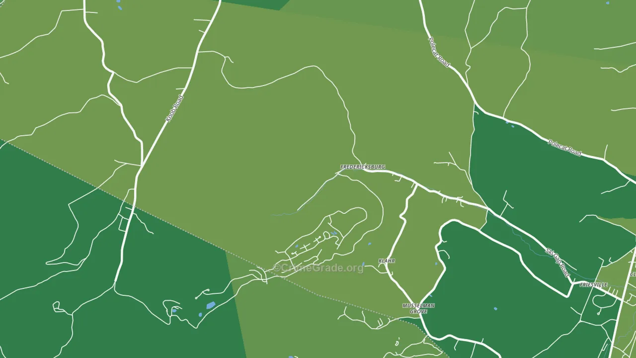 Klahr, PA Map of Vehicle Theft Rates