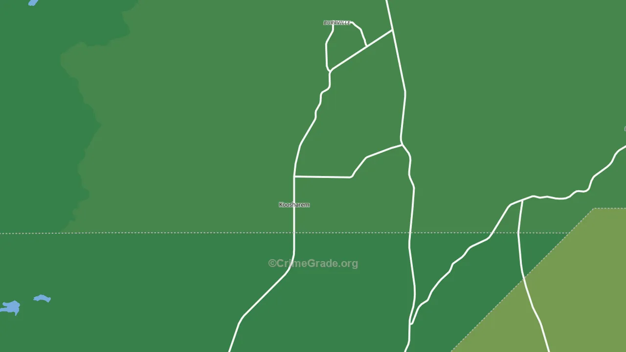 Koosharem, UT Map of Vehicle Theft Rates