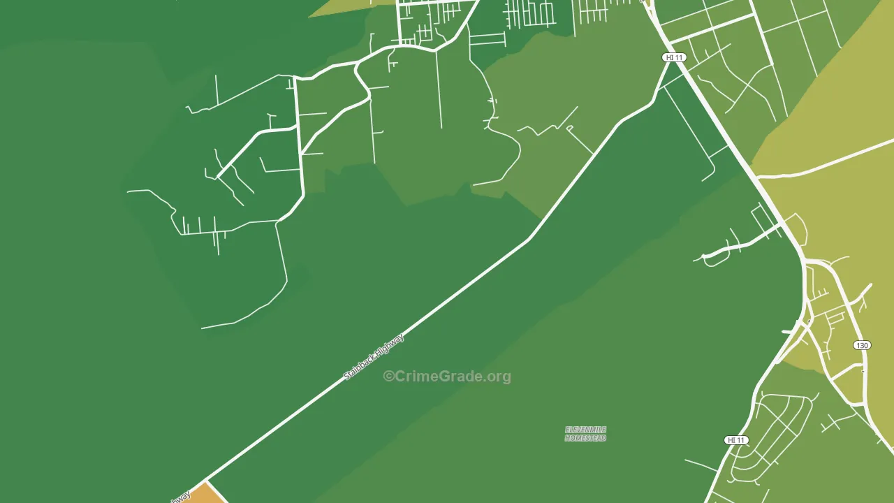 Kukui, HI Map of Vehicle Theft Rates