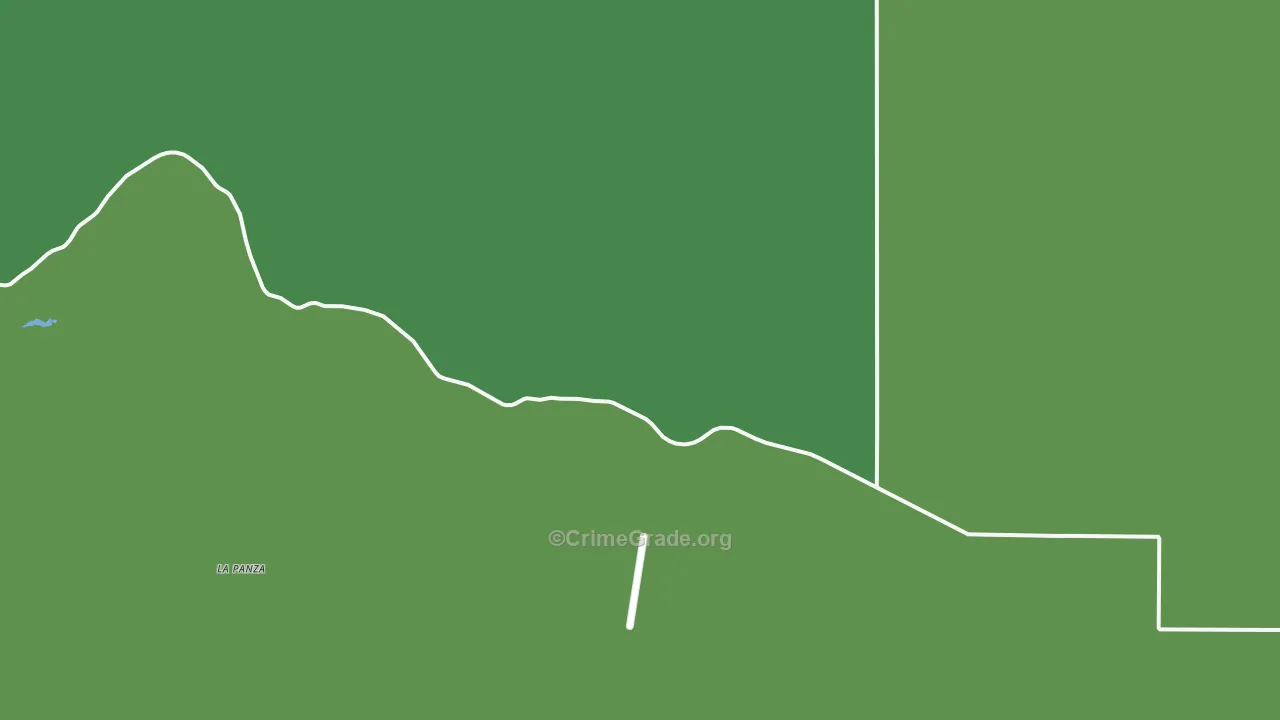 La Panza, CA Map of Vehicle Theft Rates