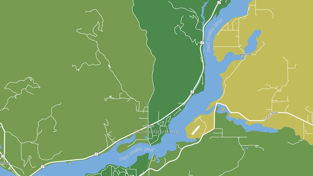 Laclede, ID Map of Vehicle Theft Rates