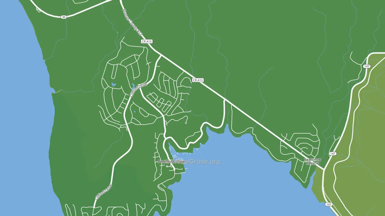 Lake Almanor, CA Map of Vehicle Theft Rates