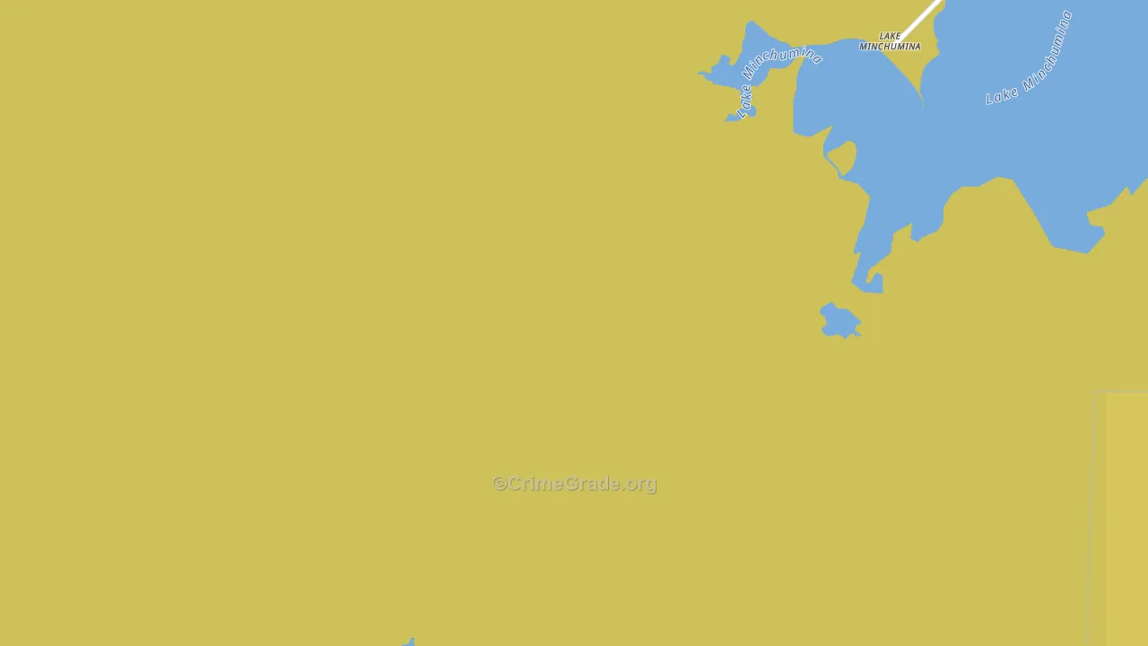 Lake Minchumina, AK Map of Vehicle Theft Rates