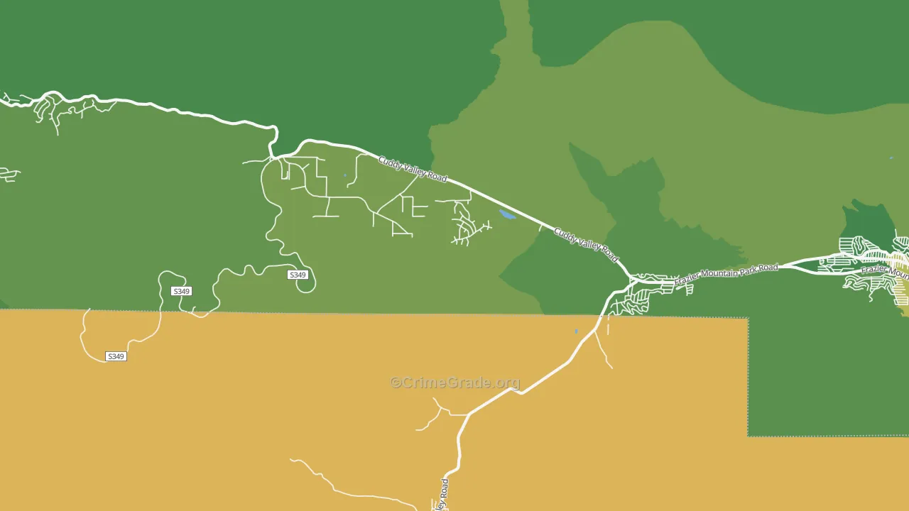 Lake of the Woods, CA Map of Vehicle Theft Rates