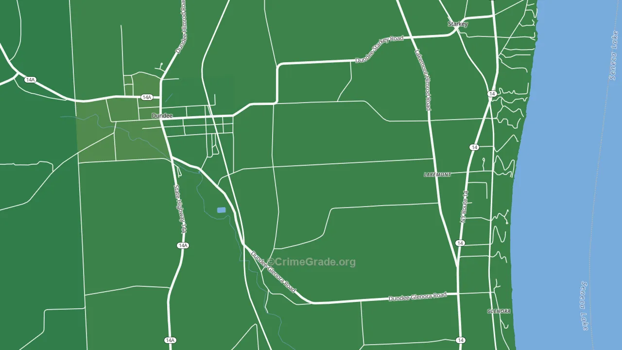 Lakemont, NY Map of Vehicle Theft Rates